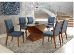 Conjunto Mesa de Jantar Seiva Elegance Harmony com 06 Cadeiras 